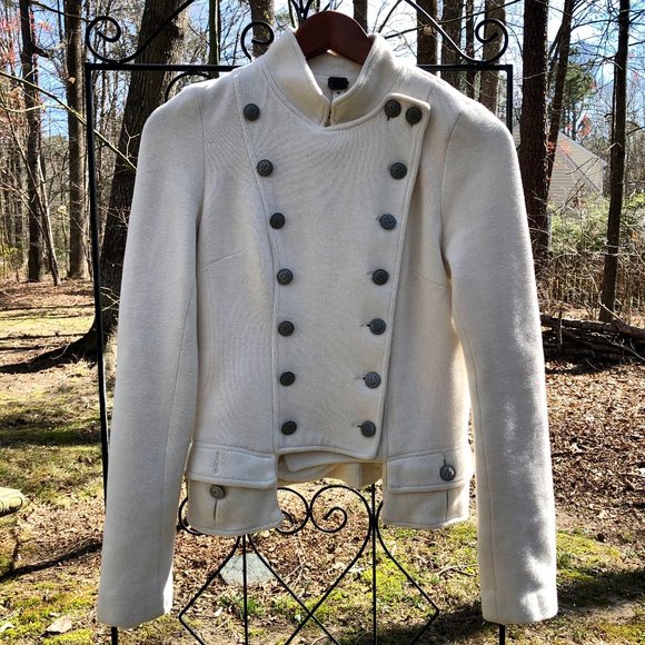 Free People Jackets & Blazers - Free People Vintage Military Lace up Cropped Jacket